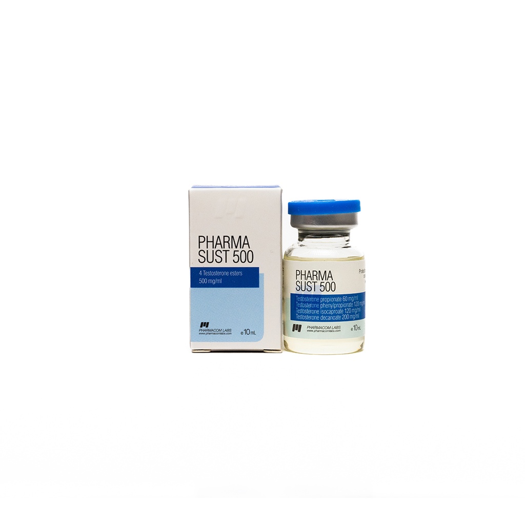 [001030012] PHARMA SUST 500  - Testosterone Blend - 500 MG/ML - 10 ML VIAL - Pharmacom LABS