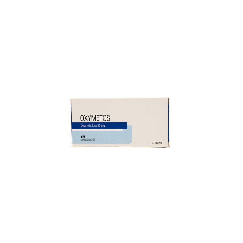 [001140071] Oxymethos 25  - Oxymetholone - 25 MG / pill - 100 Tablets Blisters Box  - Pharmacom LABS