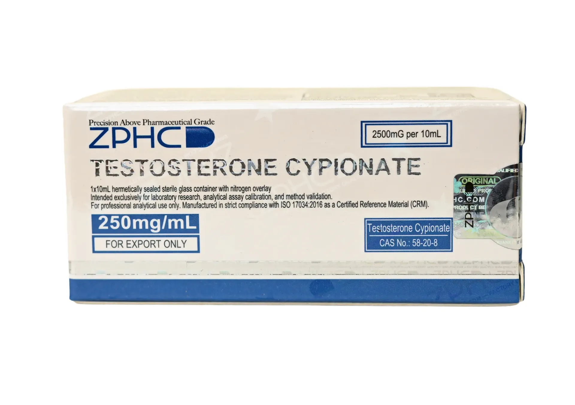 [002030003] Testosterone Cypionate  - 250 MG/ML - 10 ML VIAL - ZPHC PHARMA