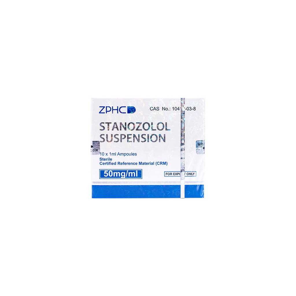 [002010036] Stanozolol Water suspension  - 50 MG/ML - 10 X 1 ML AMPULE - ZPHC PHARMA