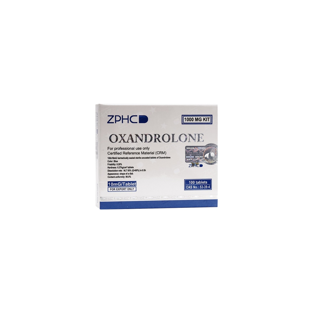 [002140050] Oxandrolone10 - 10 MG / pill  - 100 Tablets Blisters Box  - ZPHC PHARMA