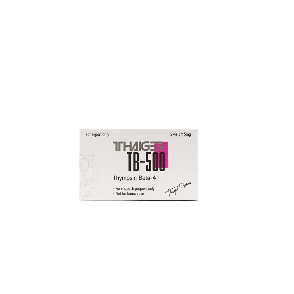 [003130048] TB-500 - THYMOSIN BETA-4 (2-8 C) - 5 MG / VIAL - 5 VIALS - Thaiger Pharma