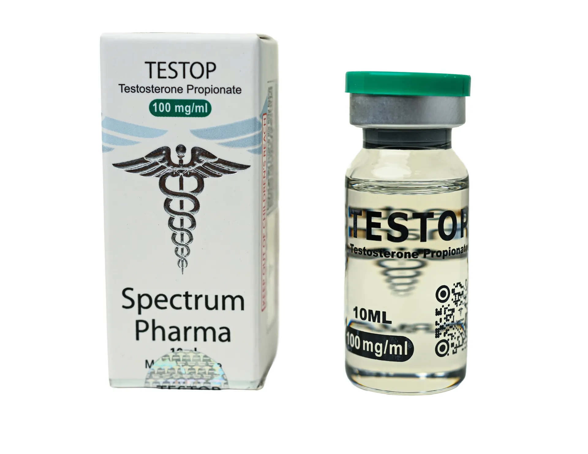 [004030001] TESTOP  - Testosterone Propionate - 100 MG/ML - 10 ML VIAL - Spectrum PHARMA
