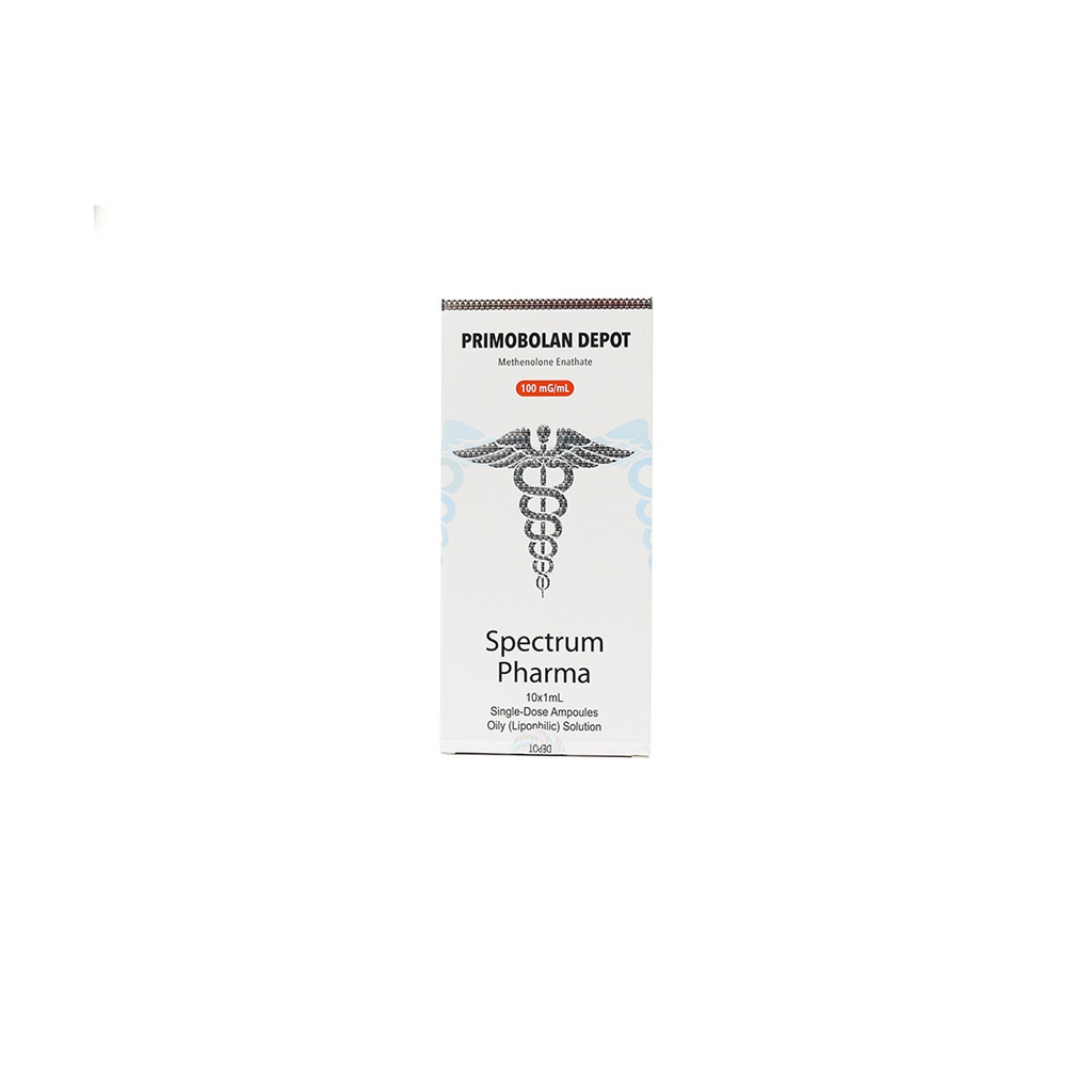 [004010030] PRIMOBOLAN DEPOT Methenolone Enanthate - Primobolan - 100 MG/ML - 10 X 1 ML AMPULE - Spectrum PHARMA