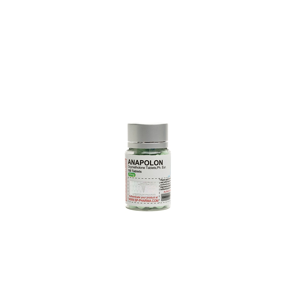 [004140047] ANAPOLON  - Oxymetholone - 25 MG / pill - 100 Tablets Bottle - Spectrum PHARMA