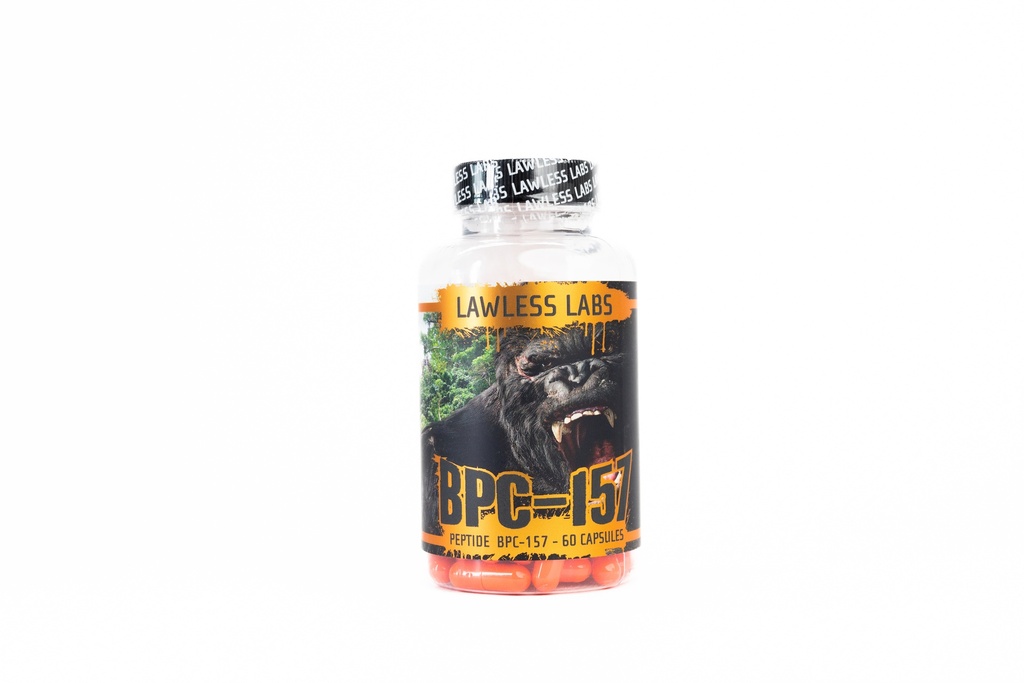 [015140018] BPC-157   - BODY PROTECTION COMPOUND -157 (2-8 C) - 250 MCG / CAPSUL - 60 CAPSULES Bottle - LAWLESS LABS