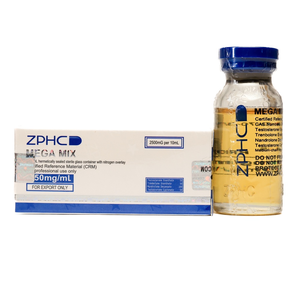 [002030098] MEGA MIX - TEST E 50,TREN E 50,NAN D 100,TEST C 50 - 250 MG/ML - 10 ML VIAL - ZPHC PHARMA