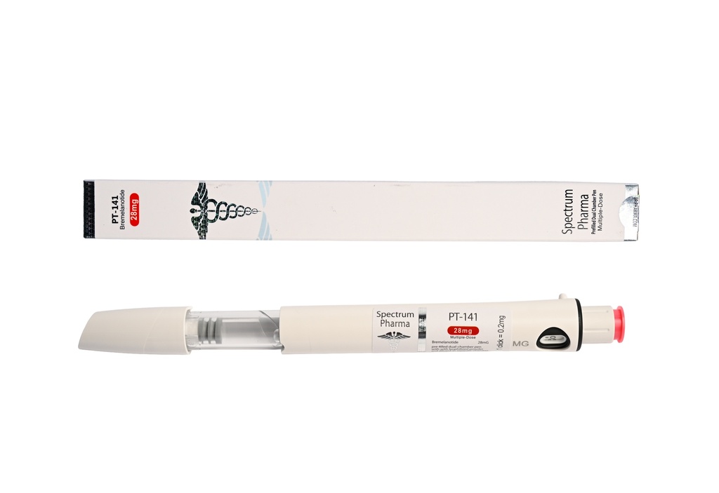 [004070054] Bremelanotide  - PT-141 Pen (2-8 C) - 28 MG / Pen - 3 ML PEN - Spectrum PHARMA